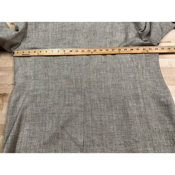 VTG Stafford 44R 100% Silk Tweed Beige Cream Weave Blazer Jacket Coat - Picture 7 of 9